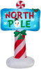 North Pole Sign Christmas Inflatable